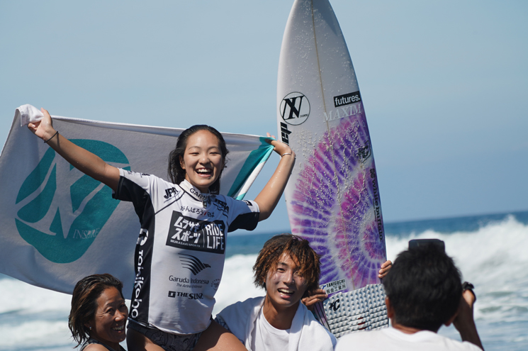 2019ツアーショートボード第１戦女子の優勝は宮坂麻衣子！